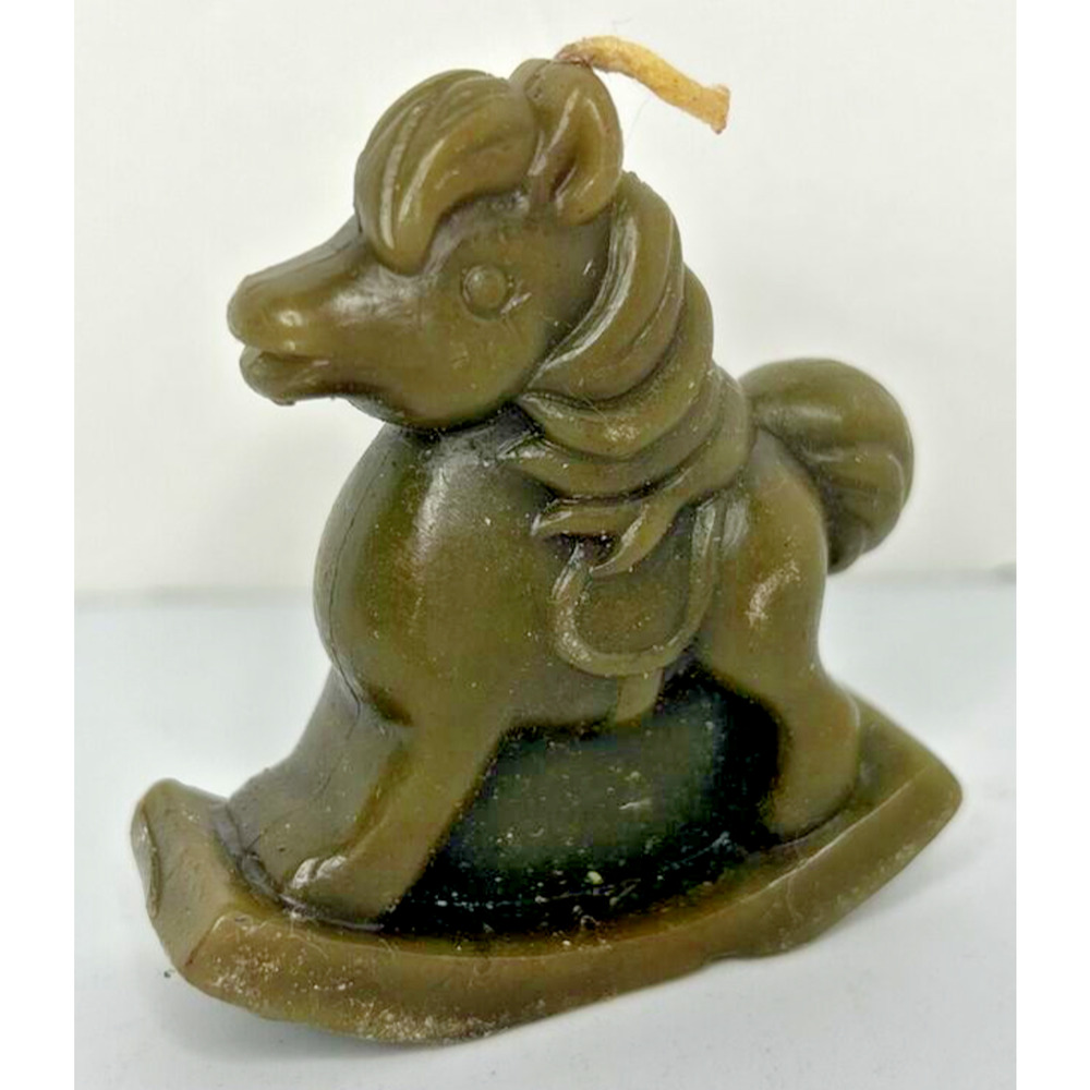 Vintage Rocking Horse Candle 2" SKU H293